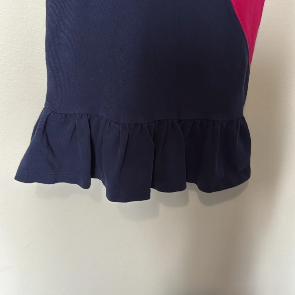 Polo Ralph Lauren Girls Dress Size 6X Colorful Classic Preppy Logo Pony Collar